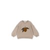 Sweater met limoen - Lou terry sweat shirt oxford tan